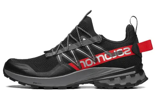 SALOMON Xa Cover Running Shoes Unisex Low Top Black/Red
