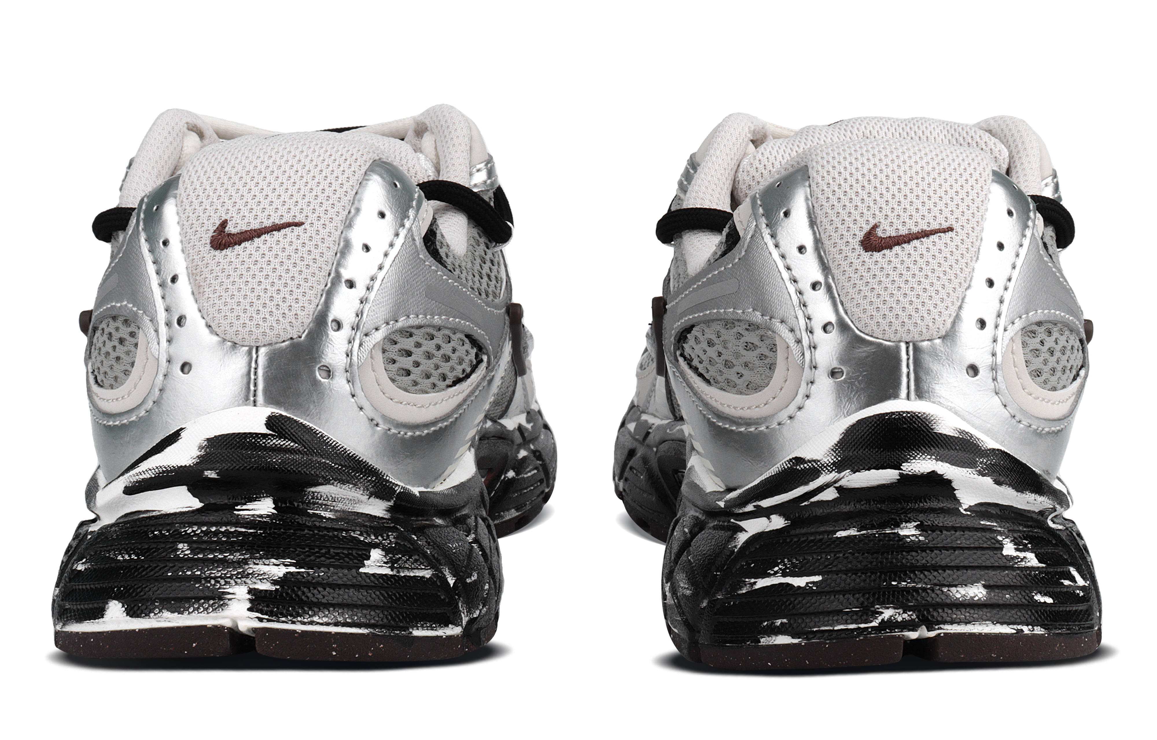 Nike V5 RNR Abrasion Resistant Breathable Low top Casual City Commuting Running Shoes Unisex Silver Gray