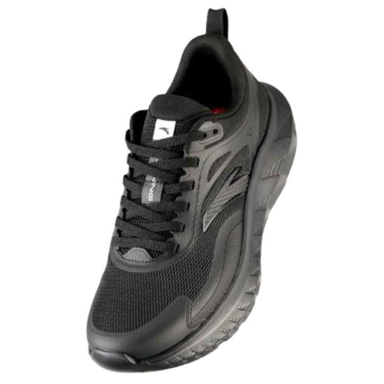 Anta Mesh Cushioning Rebound Cushioning Rebound Low top Casual Running Shoes Men’s Basic Black