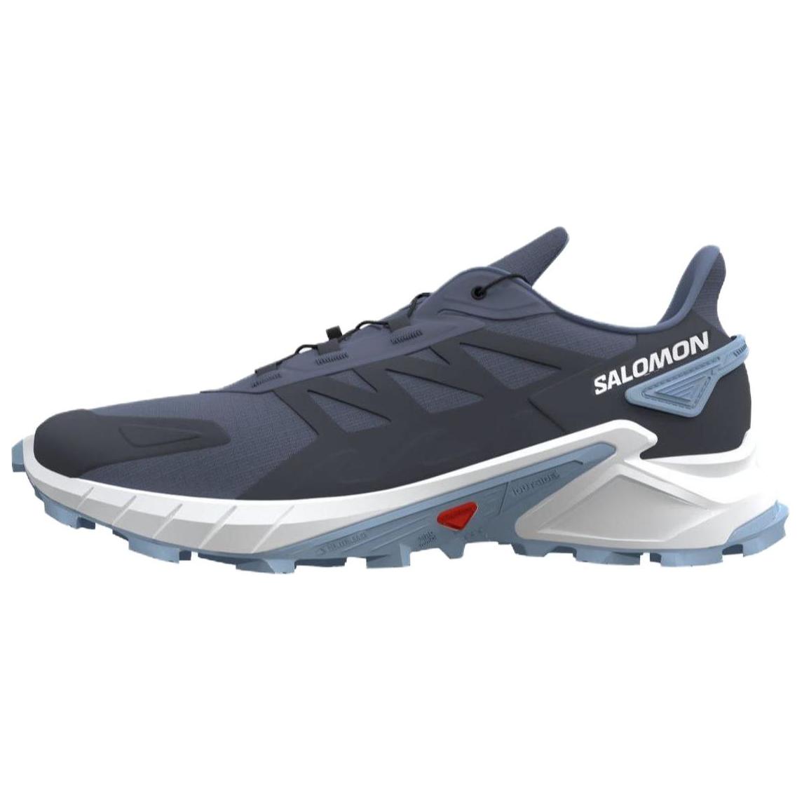 SALOMON Supercross 4 Comfortable Cushioning Slip Resistant Low top Running Shoes Women’s Dark Blue