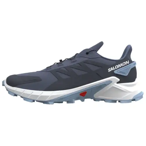 SALOMON Supercross 4 Comfortable Cushioning Slip Resistant Low top Running Shoes Women's Dark Blue