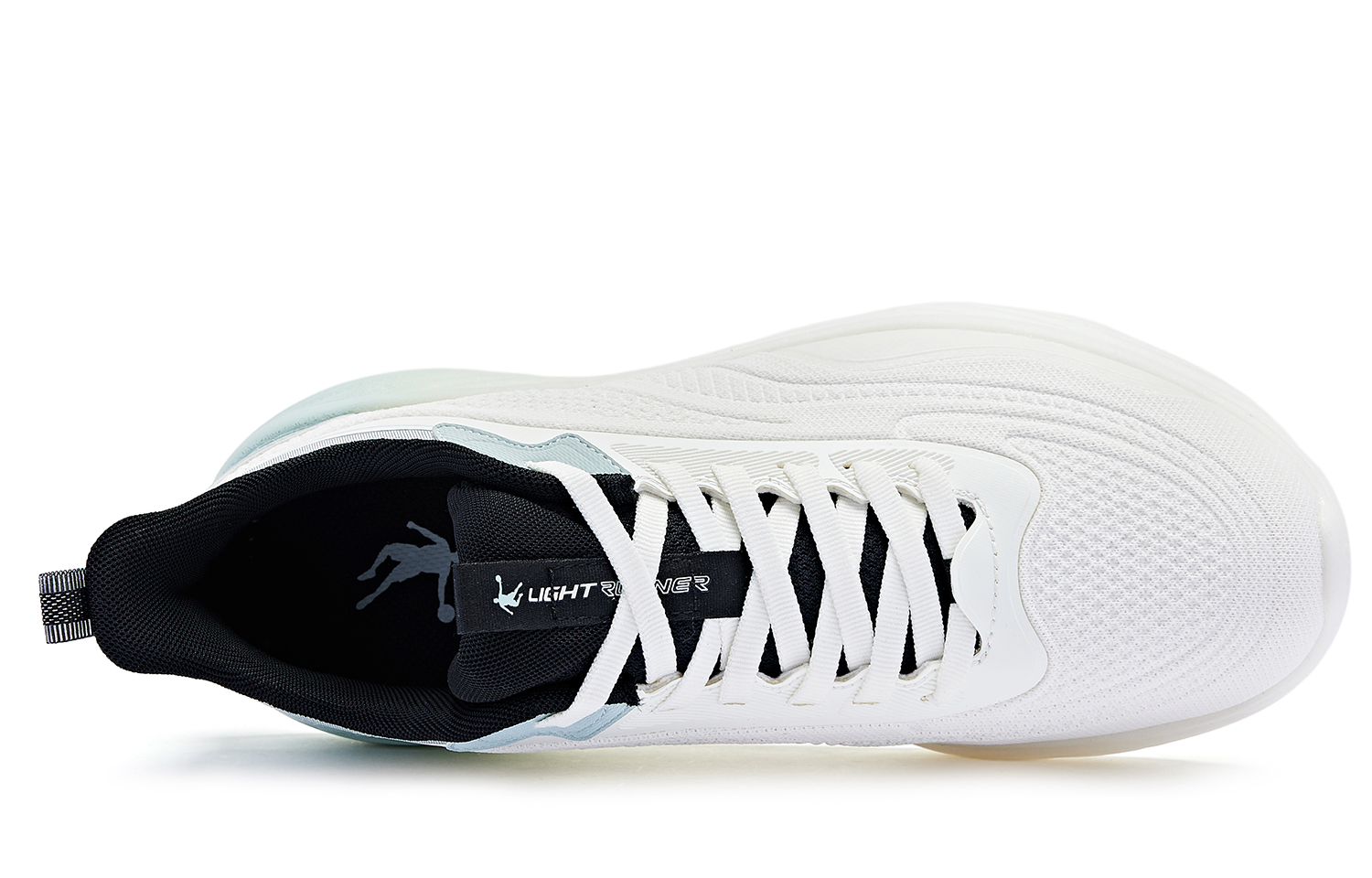 QIAODAN Comfortable Cushioning, Wear Resistant Low top Running Shoes Men’s White Green
