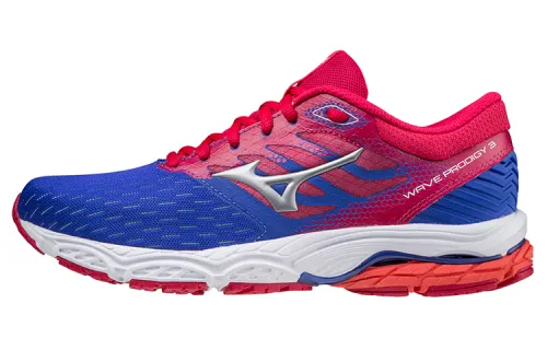 Mizuno Wave Prodigy 3 Running Shoes Women's Low Top Red/Blue