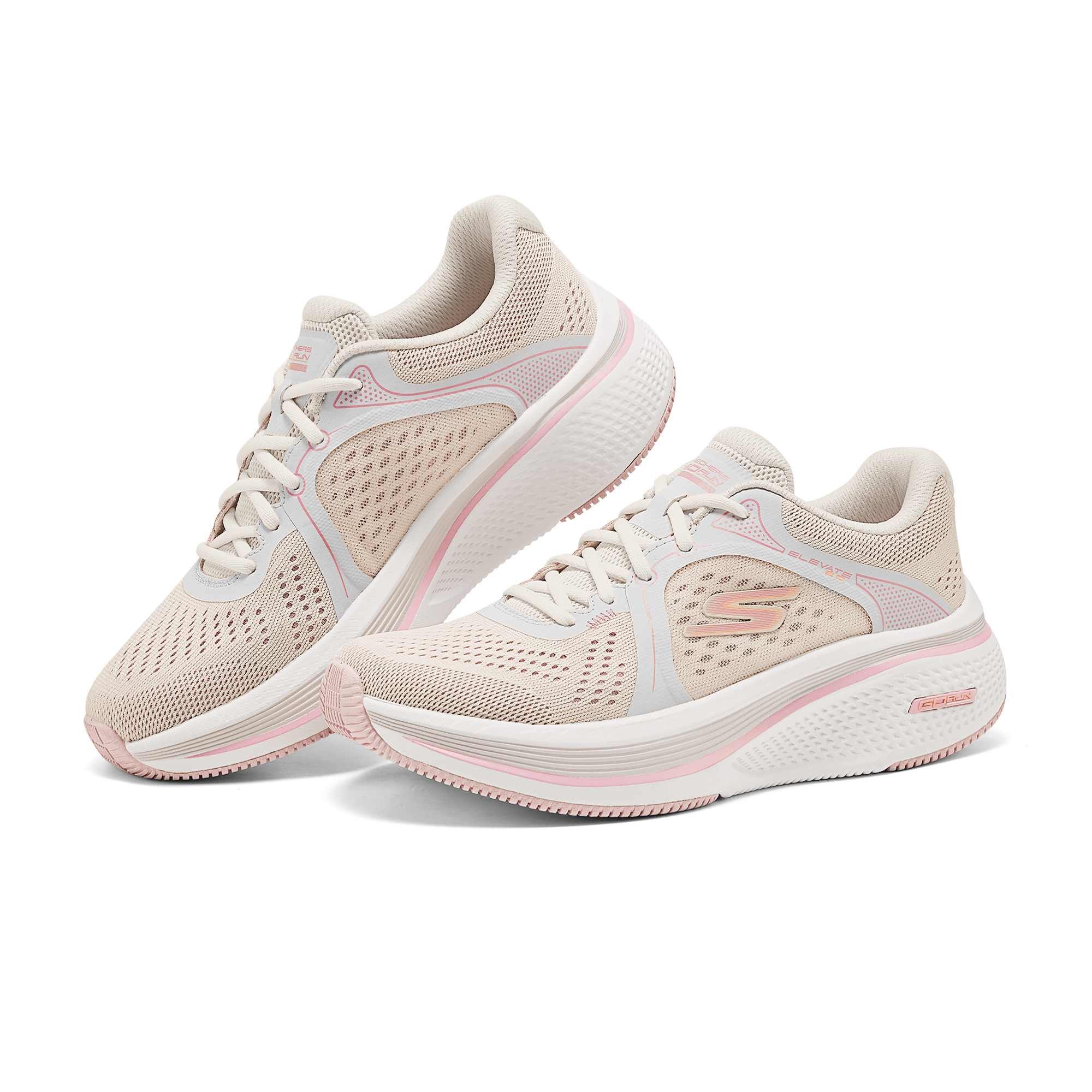 Skechers GO RUN Elevate 2.0 Slip Resistant, Abrasion Resistant, Breathable, Supportive, Lightweight Low top