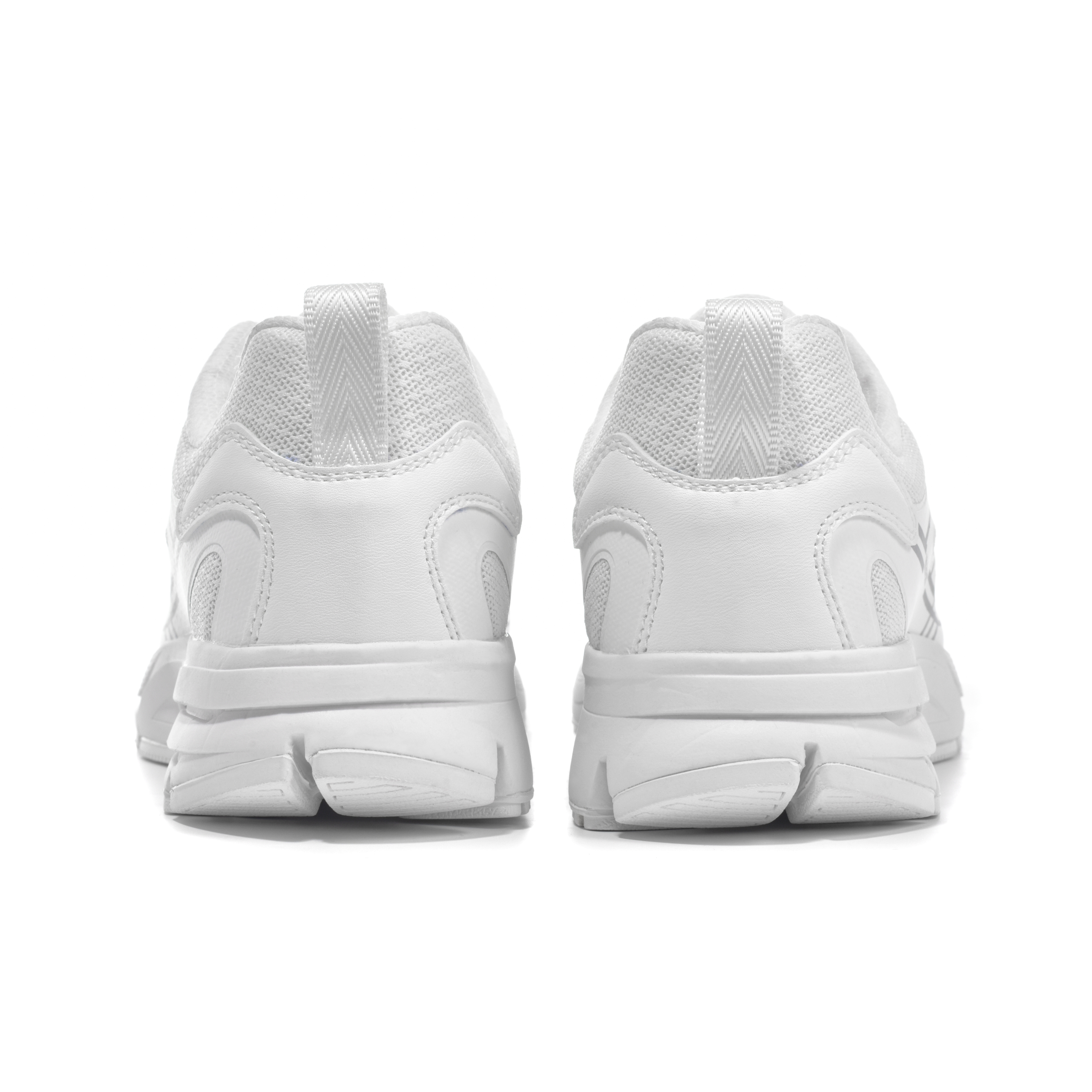 Mailesen Cushioning Slip Resistant Cushioning Slip Resistant Low top Running Shoes Unisex Pearl White
