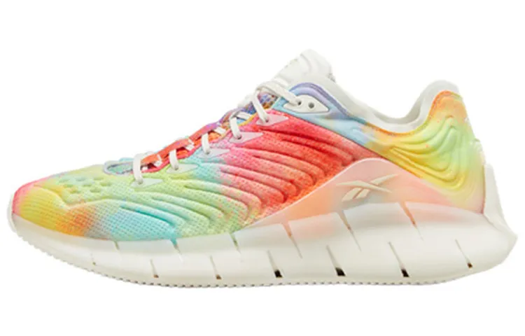 Reebok Zig Kinetica Cushioning Low top Running Shoes Unisex Tie Dye