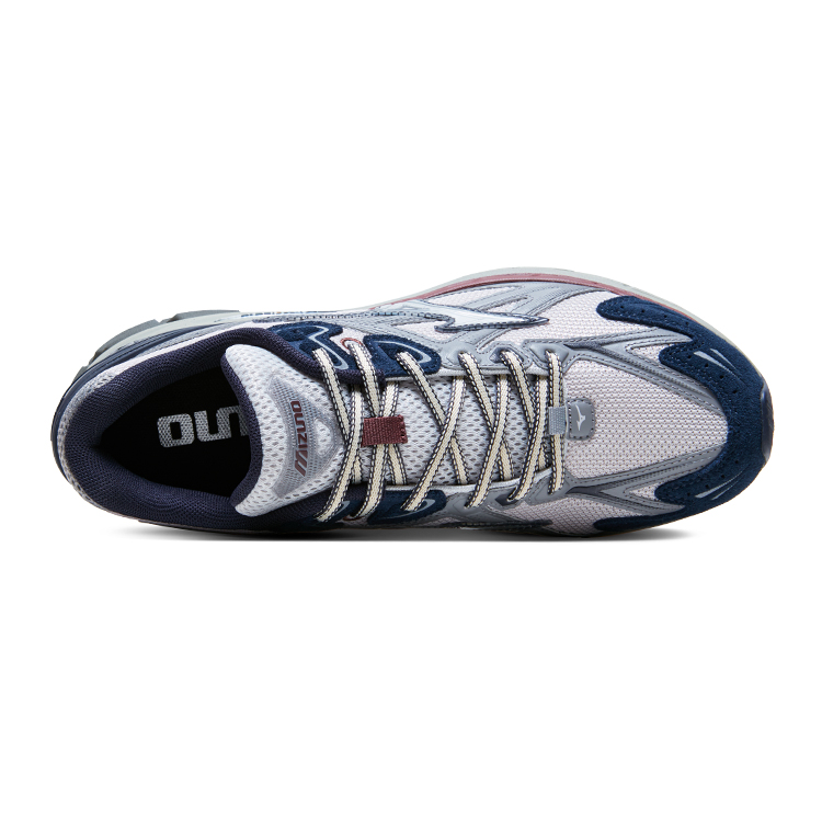Mizuno Halo Mi Slip Resistant Abrasion Resistant Low top Running Shoes Unisex Gray Blue