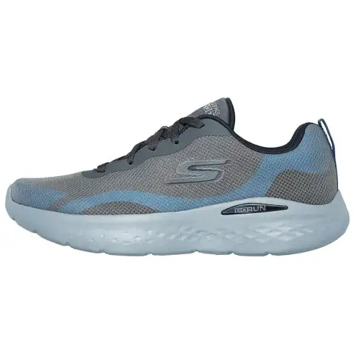 Skechers GO RUN Breathable Low top Casual Running Shoes Men's Gray Blue