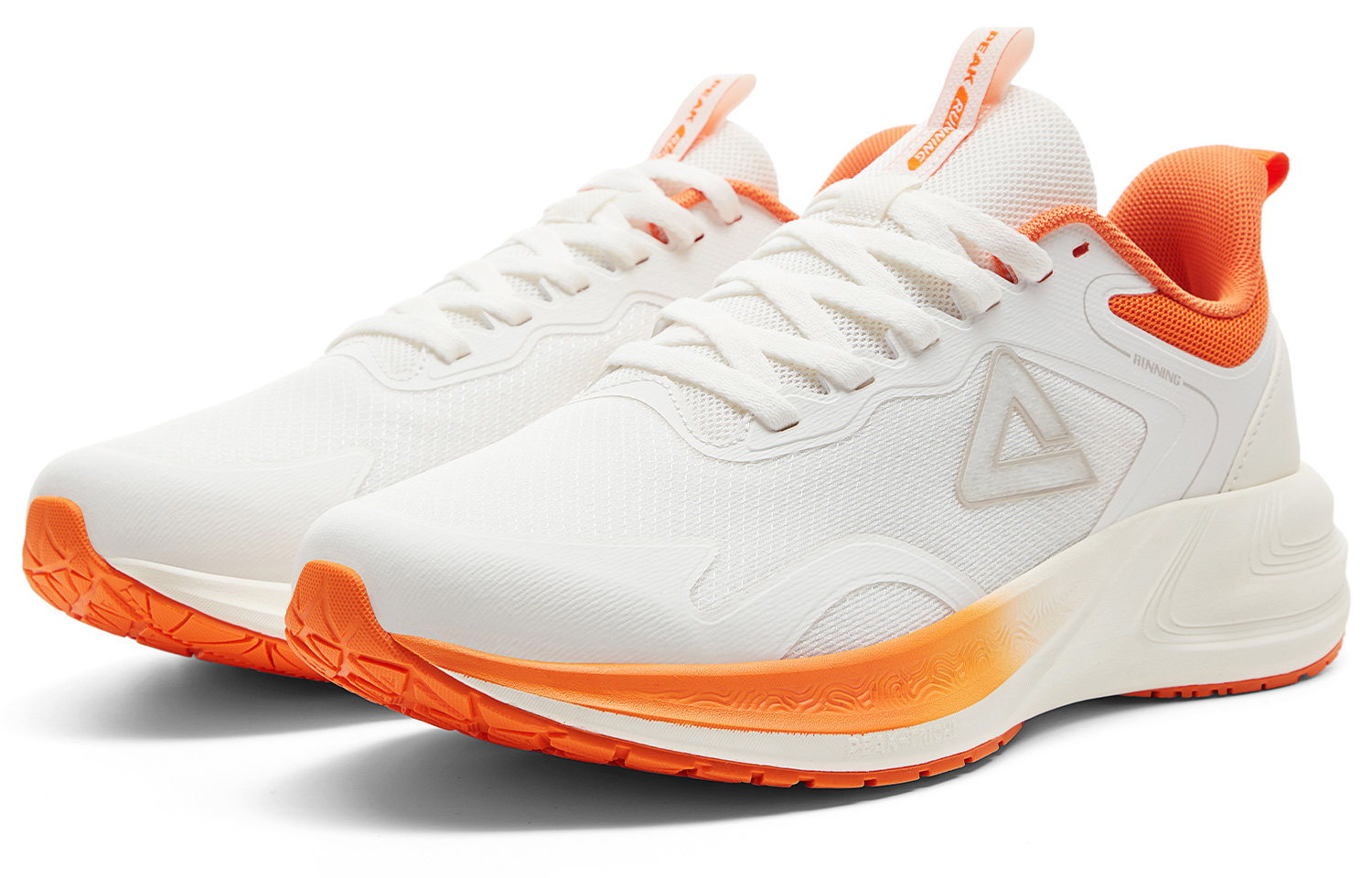 PEAK Taichi Pegasus Low top Running Shoes Men’s White Orange
