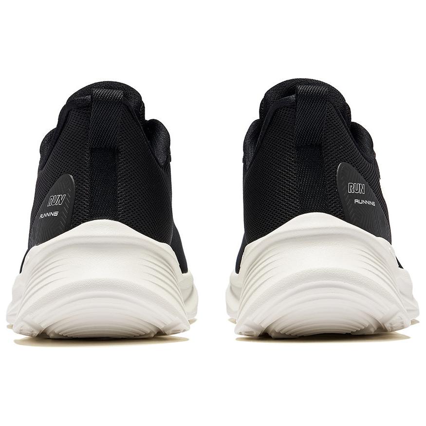 Erke Slip Resistant Abrasion Resistant Slip Resistant Abrasion Resistant Low top Casual Running Shoes Men's Black White
