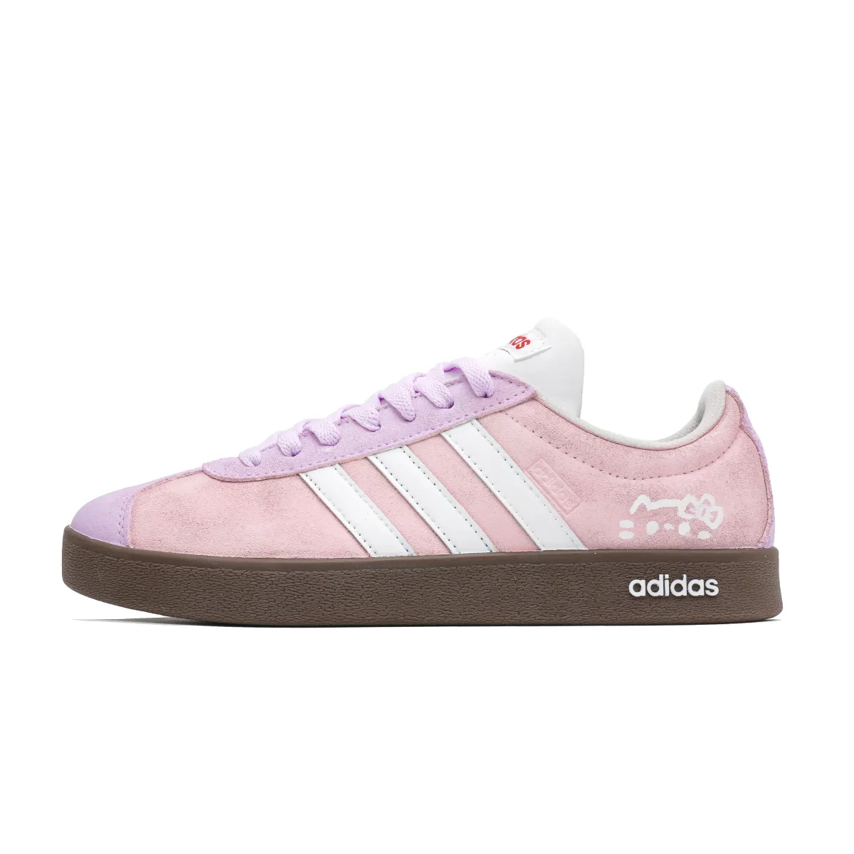 Adidas VL COURT 2.0 Low top Skateboard Shoes Unisex Pink