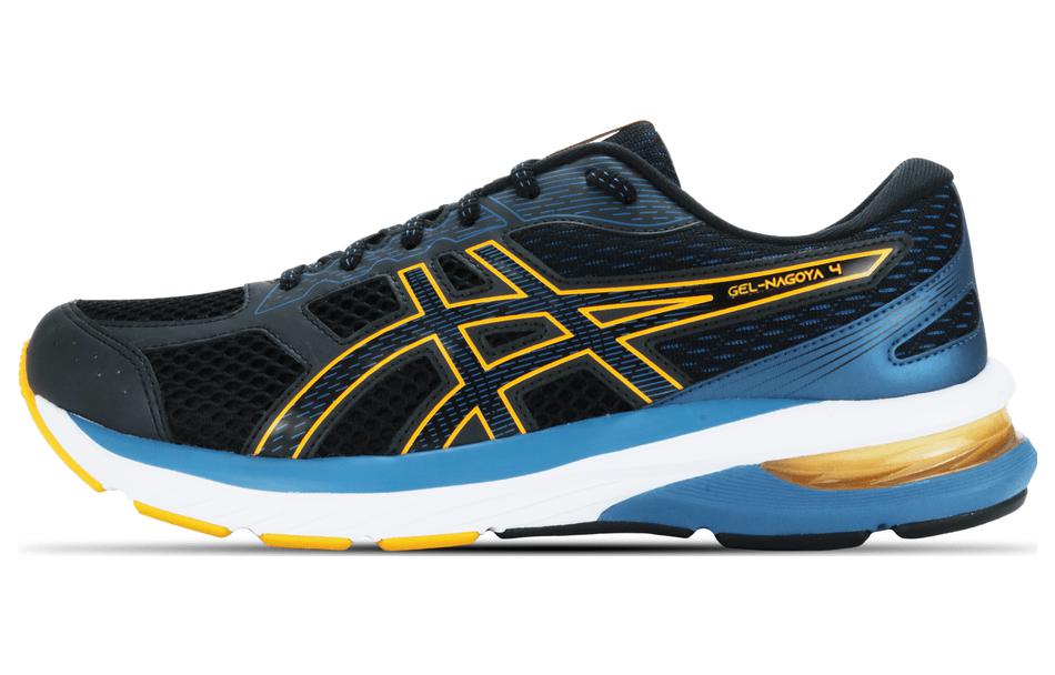 Asics Gel Nagoya 4 Breathable And Wear resistant Low top Running Shoes Blue Yellow