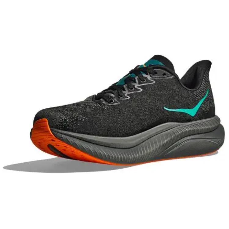 HOKA ONE ONE MACH 6 Slip Resistant Abrasion Resistant Low top Running Shoes Men’s Black