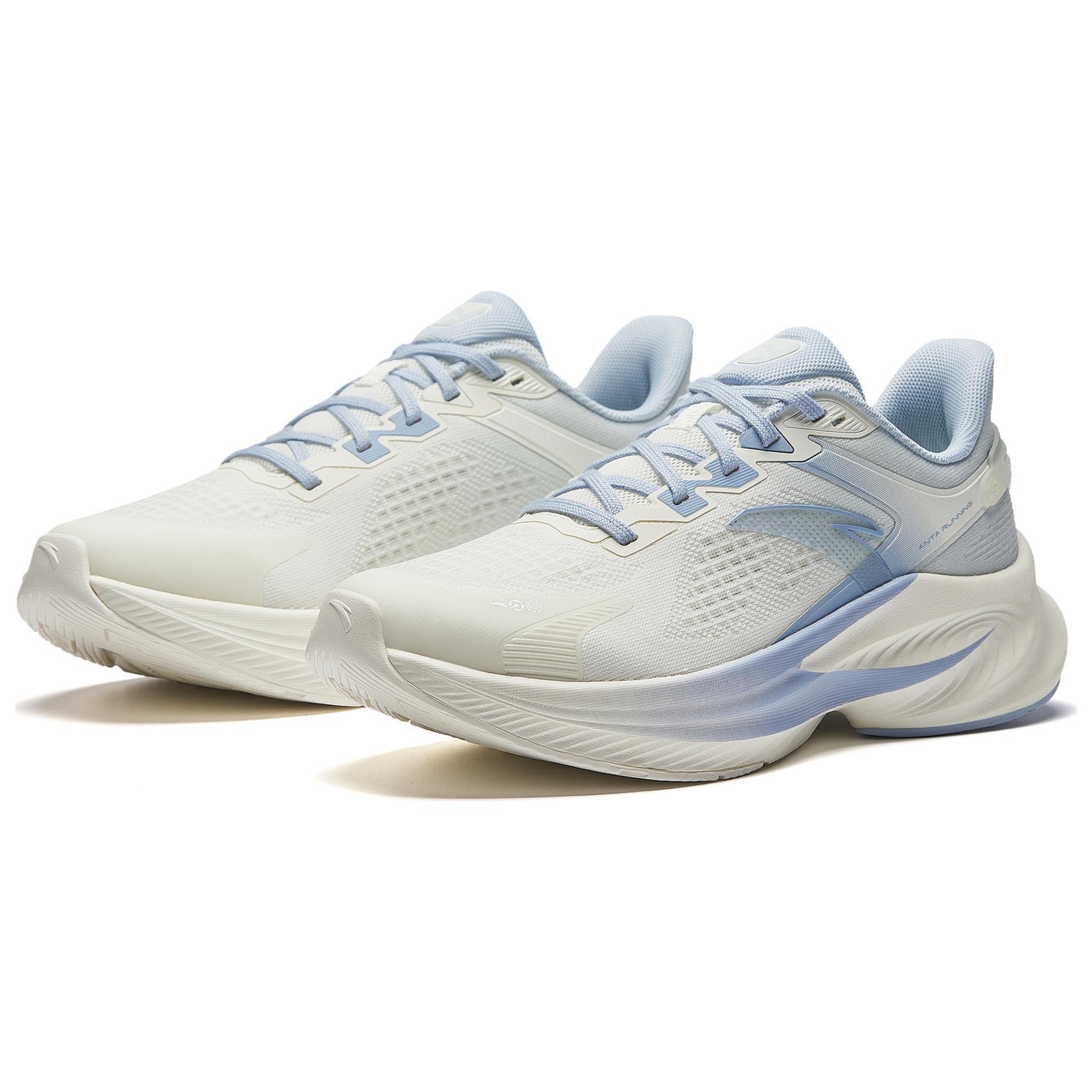 Anta Stinger 6 Low top A SHOCK FIBER Sprint Physical Fitness Test & Exam Running Shoes Women’s White Blue