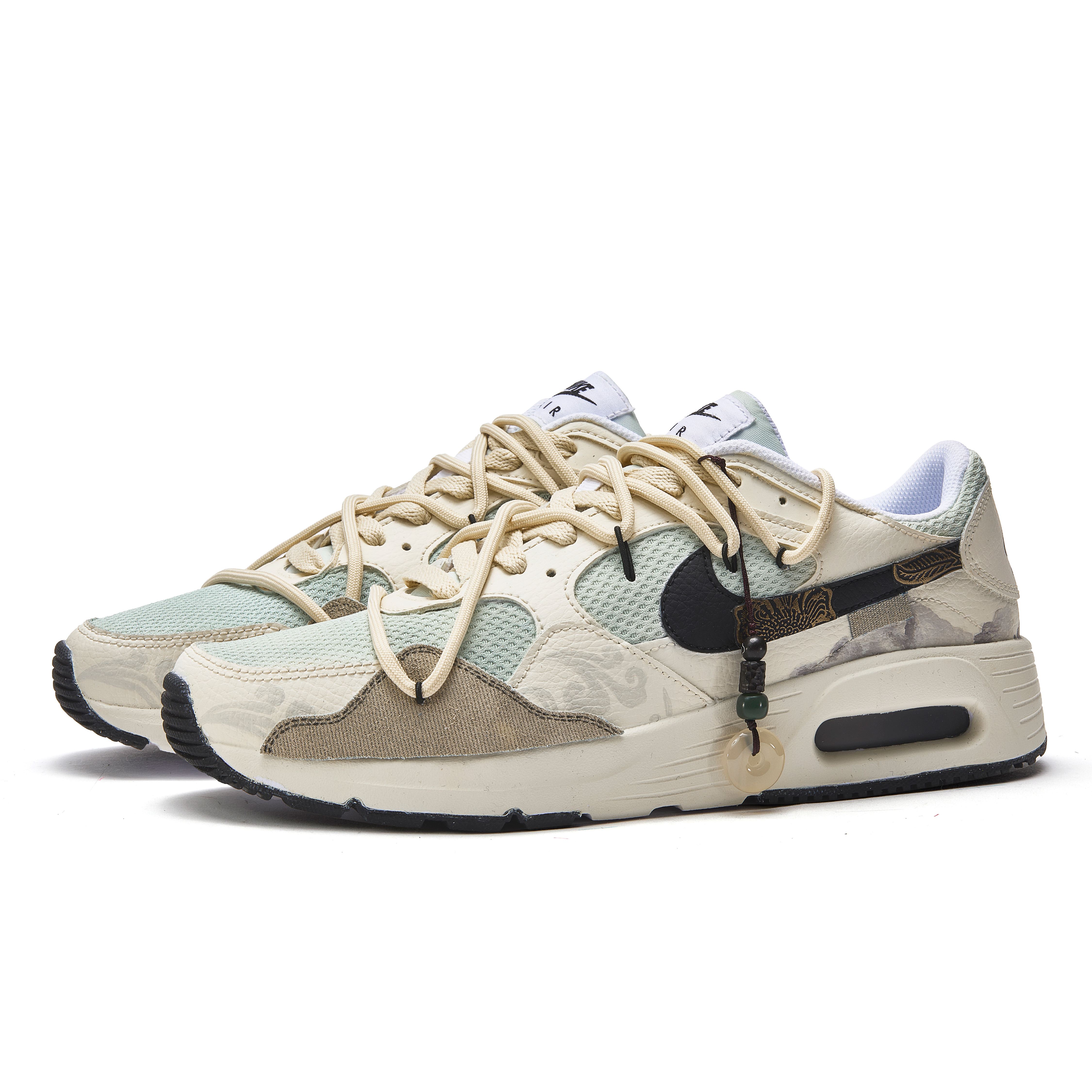 Nike Air Max SC Slip Resistant Slip Resistant Low top Running Shoes Men’s Gray Green