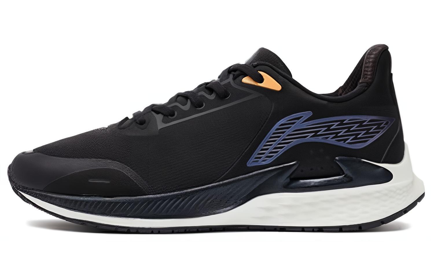 Li Ning Slip Resistant, Abrasion Resistant, Breathable Low top Running Shoes Women’s Black