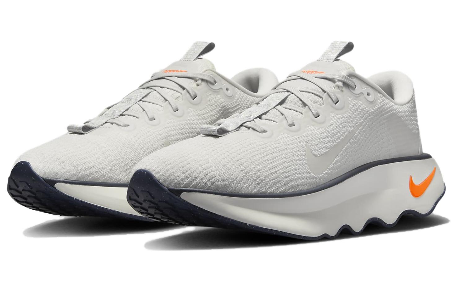 Nike Motiva Cushioning Abrasion Resistant Cushioning, Wear Resistant Low top Running Shoes Men's White Orange