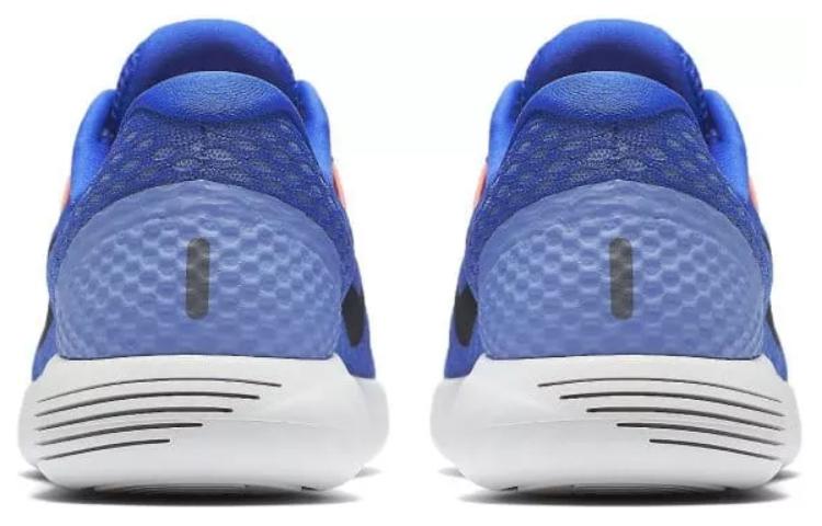 Женские кроссовки Nike Lunarglide 8 (синий) — Синий / чёрный / красный / белый — фото 5