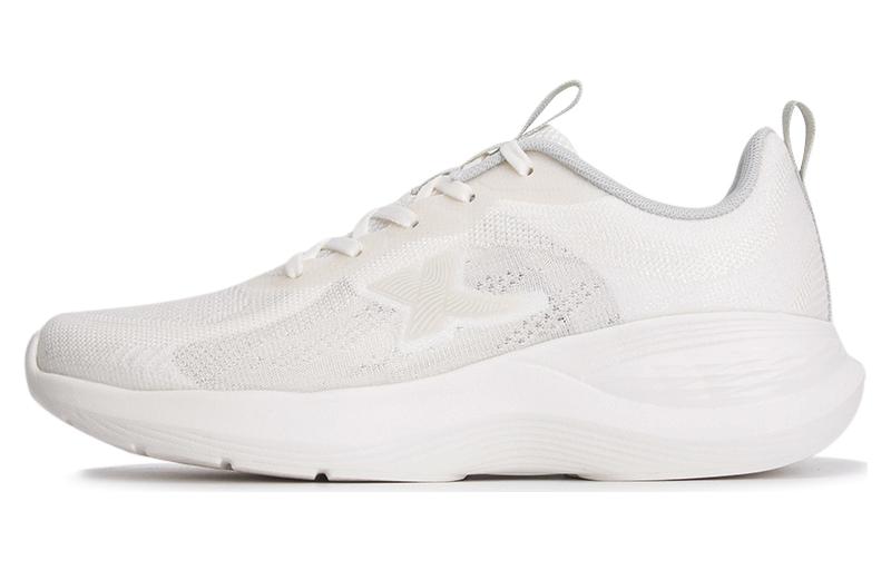 XTEP Cushioning Slip Resistant Abrasion Resistant Low top Running Shoes Women’s Sail White