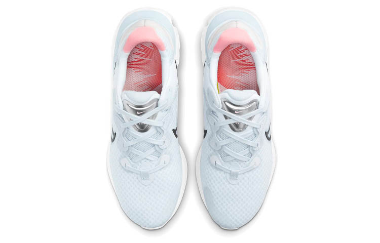 Женские кроссовки Nike Renew Run 2 (голубые) — 淡蓝/黑/白 — фото 4