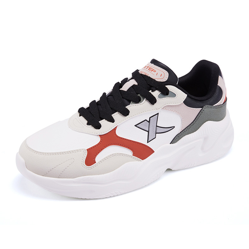 XTEP Cushioning Slip Resistant Abrasion Resistant Waterproof Coverage Lightweight Rebound Low top