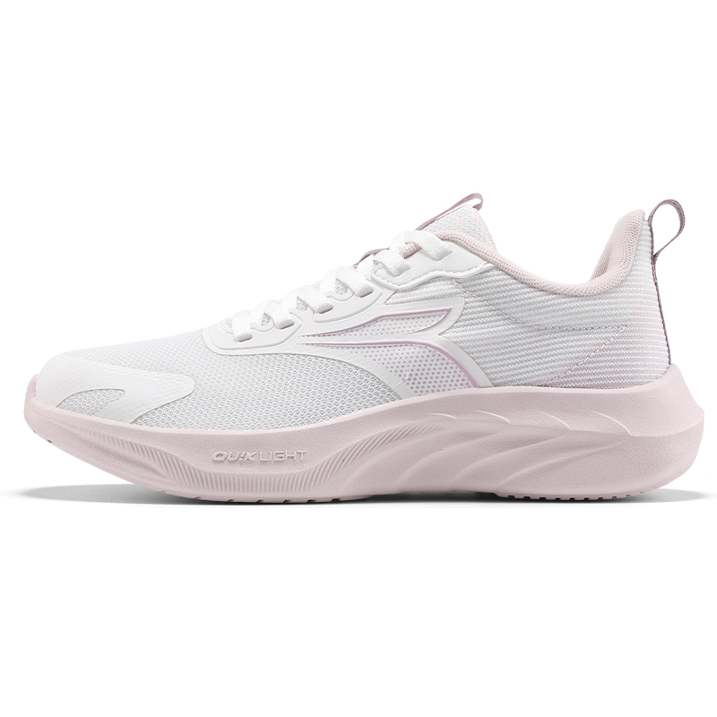 361° Cushioning Breathable Lightweight Low top Casual Running Shoes Women’s White Pink