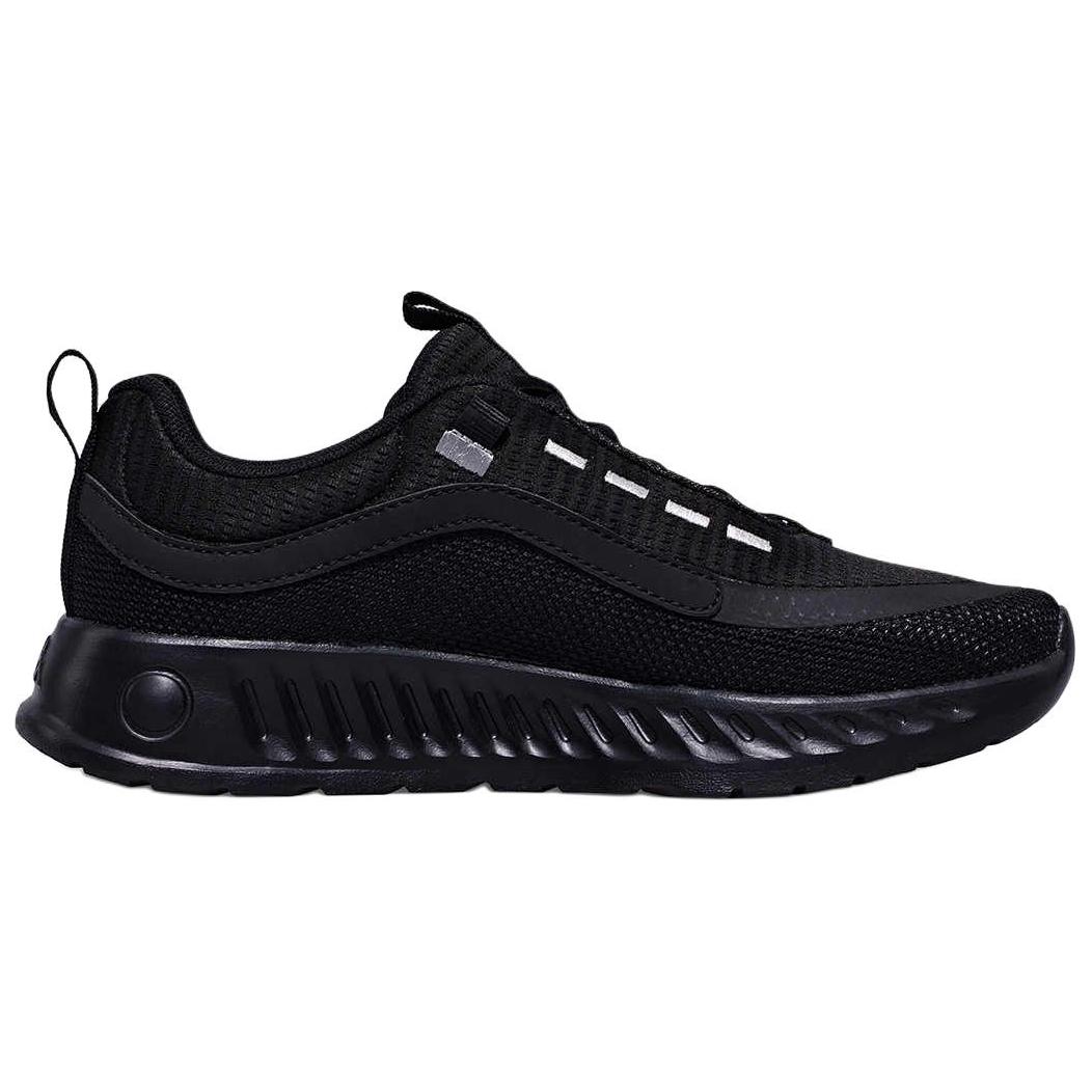 Kappa Abrasion Resistant Lightweight Wear resistant And Lightweight Low top Running Shoes Unisex Black
