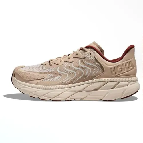 HOKA ONE ONE Clifton LS Cushioning Low top Running Shoes Men's Sand