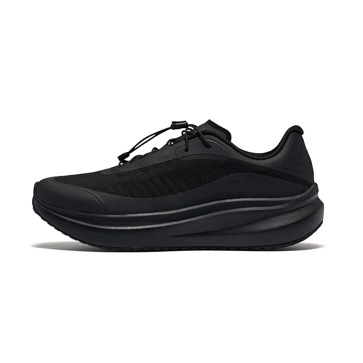 Saucony Shift Flow Lingxun 2 Abrasion Resistant Abrasion Resistant Low top Casual Running Shoes Unisex Black