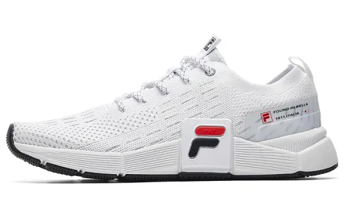 FILA Slip Resistant Abrasion Resistant Low top Running Shoes Men's Group White