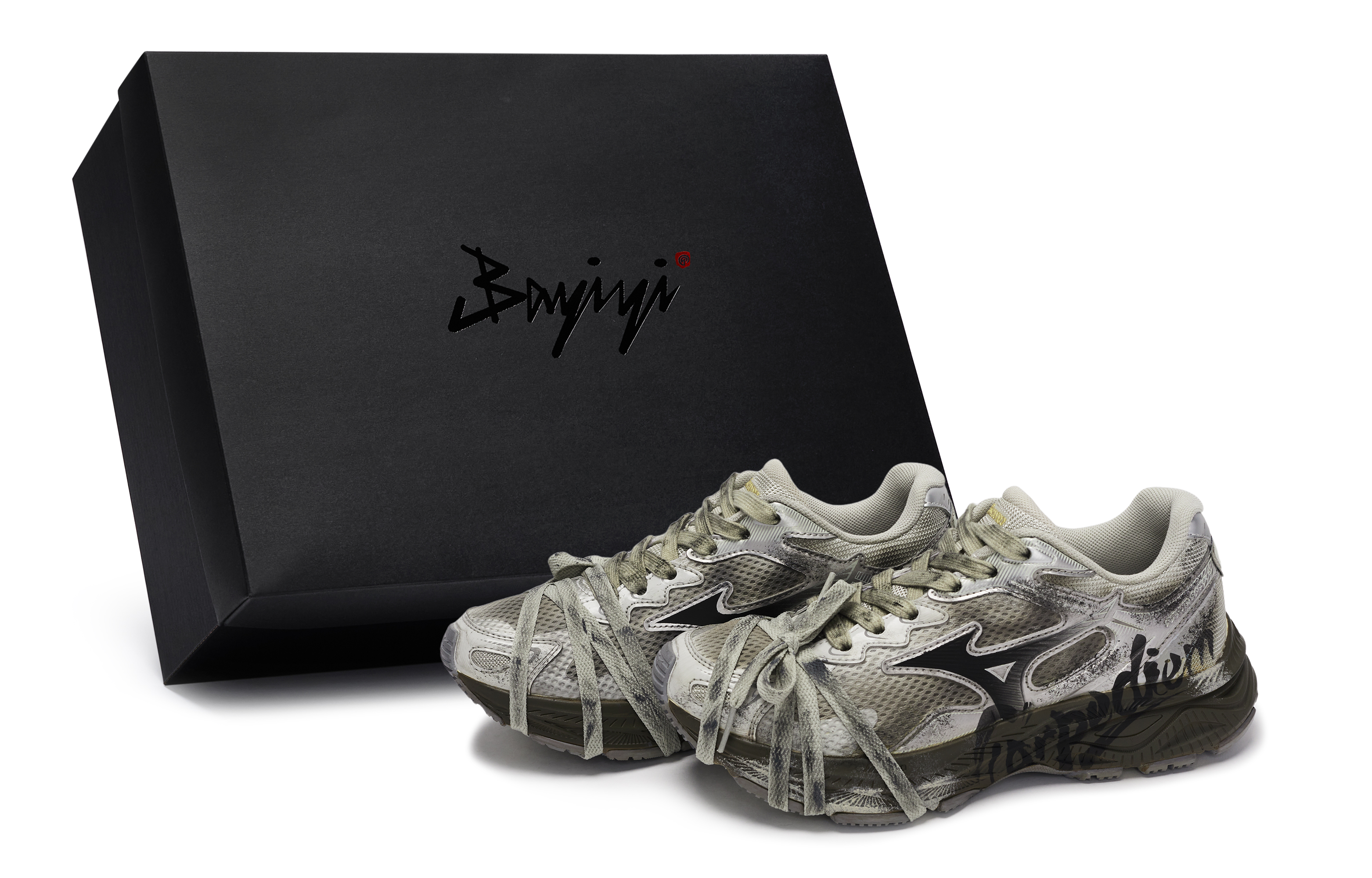 Mizuno Racer S Abrasion Resistant Abrasion Resistant Low top Running Shoes Unisex Black Brown