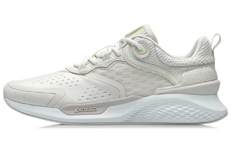 Li Ning Cushioning Low top Running Shoes Unisex Apricot