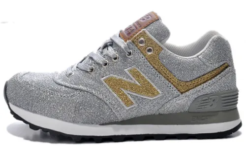 New Balance NB 574 Comfortable Low top Running Shoes Women's Local Tyrant Silver