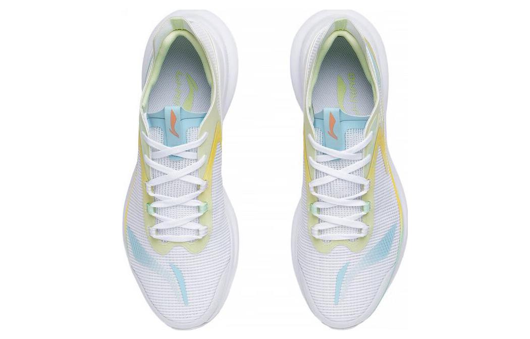 Li Ning Abrasion Resistant Breathable Low top Running Shoes Men’s White Green