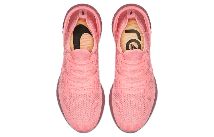 Женские кроссовки Nike Epic React Flyknit 2 (розовый) — фото 4