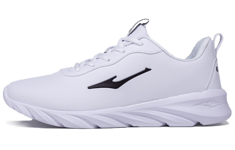 Erke Fleece Lined Thermal, Slip Resistant, Abrasion Resistant Low top Running Shoes Men’s White