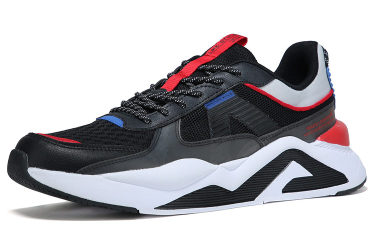 PEAK Abrasion Resistant Breathable Low top Running Shoes Men’s Black