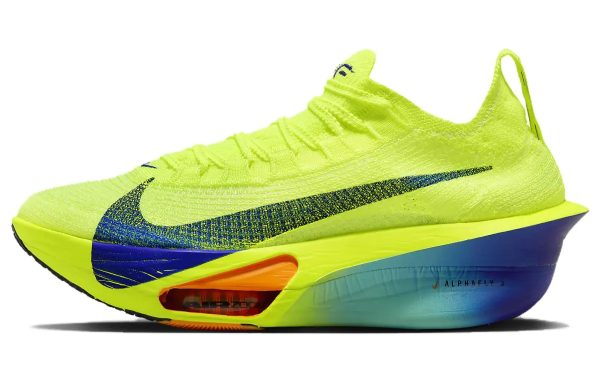 Nike Air Zoom Alphafly Next% 3 Cushioning Low-top Marathon Long Distance Running Racing Running Shoes Women's Yellow