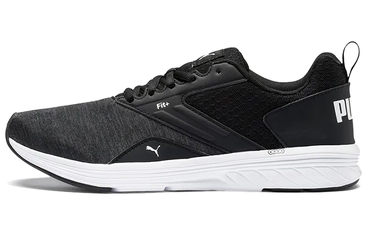 PUMA Nrgy Comet Cushioning Abrasion Resistant Cushioning, Wear Resistant Low top Running Shoes Unisex Black White