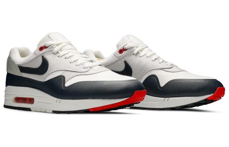 Мужские кроссовки Nike Air Max 1 SP Patch (серо-бело-голубые) — фото 3