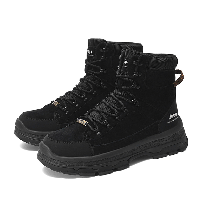 Jeep High top Outdoor Shoes Men’s Black