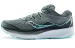 Saucony Ride ISO2 Running Shoes Women's Low Top Gray Blue