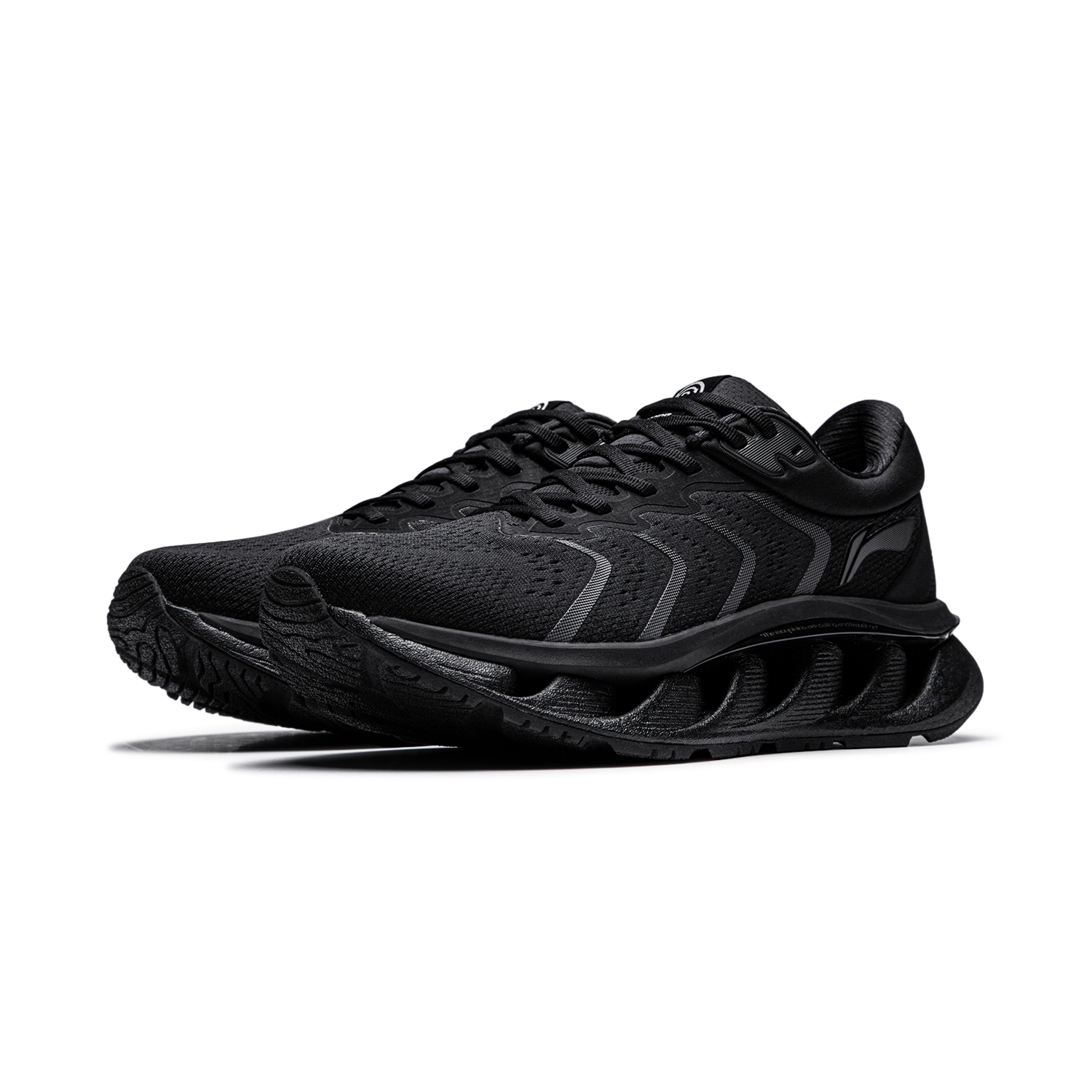 Li Ning Cushioning, Wear Resistant Low top Running Shoes Men’s Black