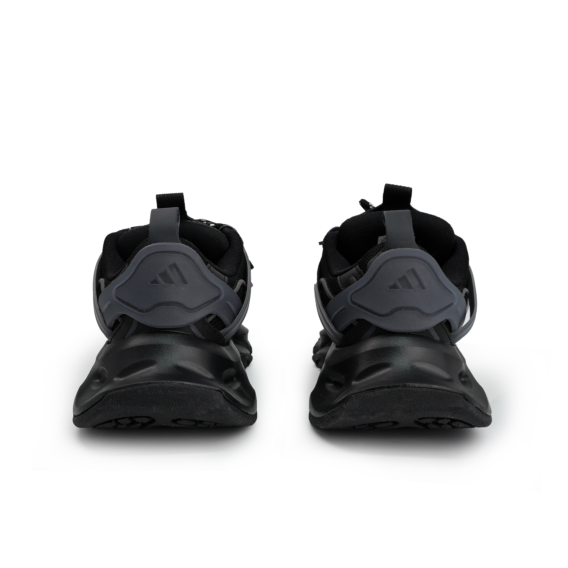 Adidas XLG RUNNER DELUXE Abrasion Resistant Slip Resistant Low top Running Shoes Unisex Black Purple