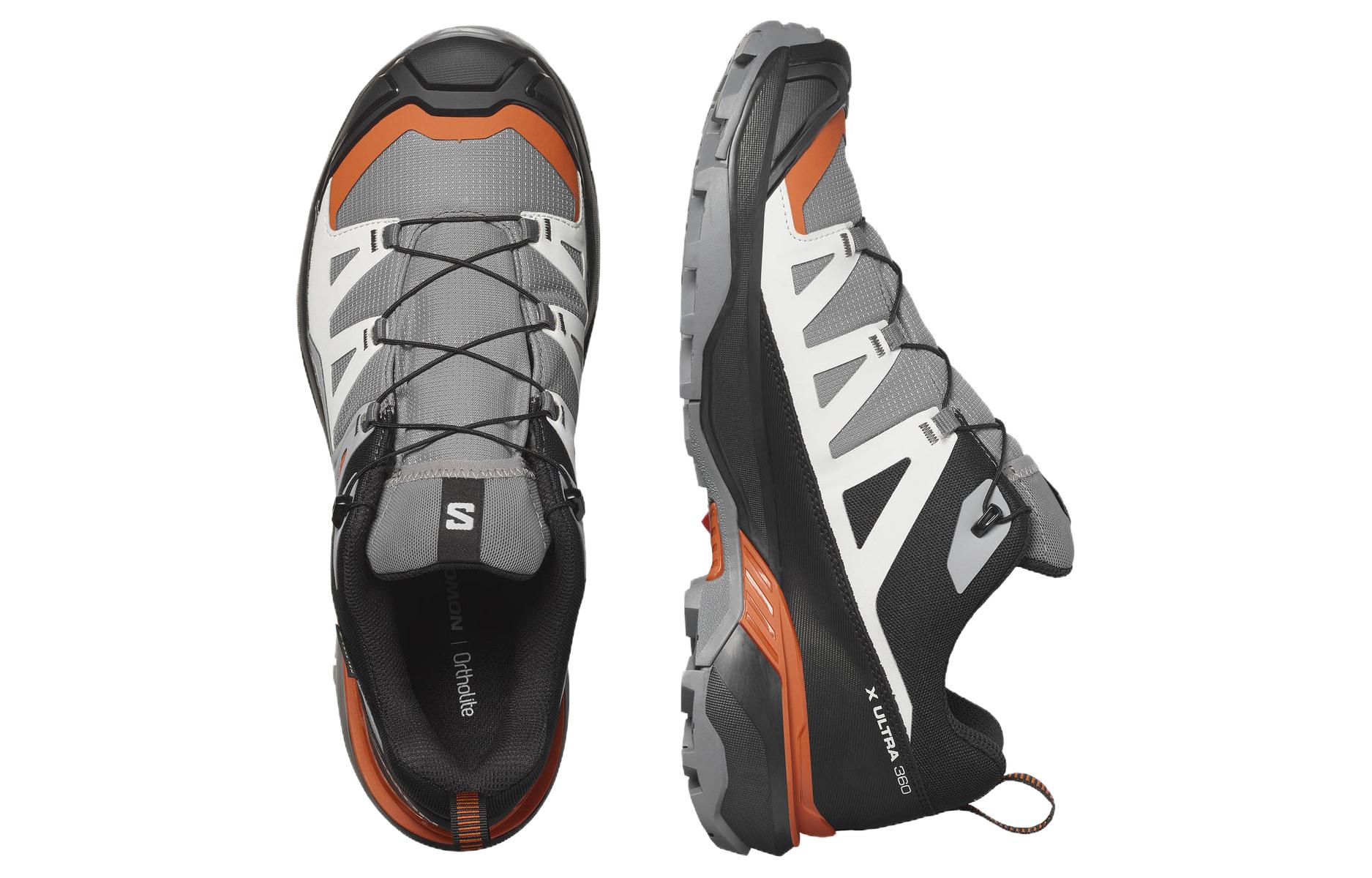 SALOMON X ULTRA 360 Gore Te Fashion Slip Resistant Low top Outdoor Shoes Men’s Gray Orange