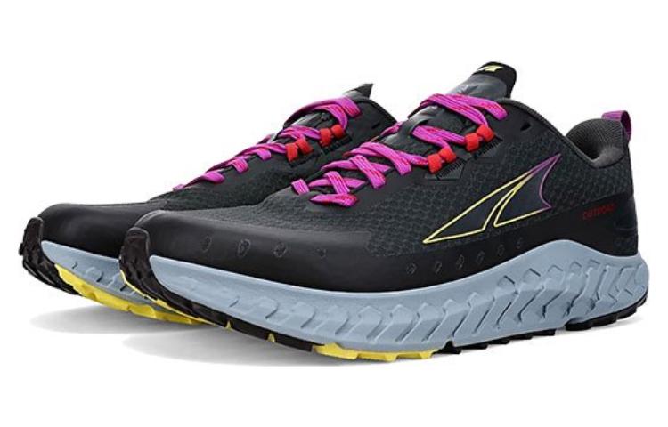 Altra Textile, Leather Slip Resistant Abrasion Resistant Low top Running Shoes Women’s Gray Blue
