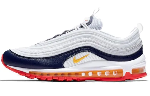 Nike Air Max 97 Midnight Navy Racer Pink Laser Orange Women's