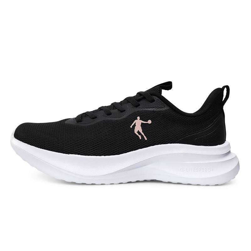 QIAODAN Running Shoes Women’s Black Gold White
