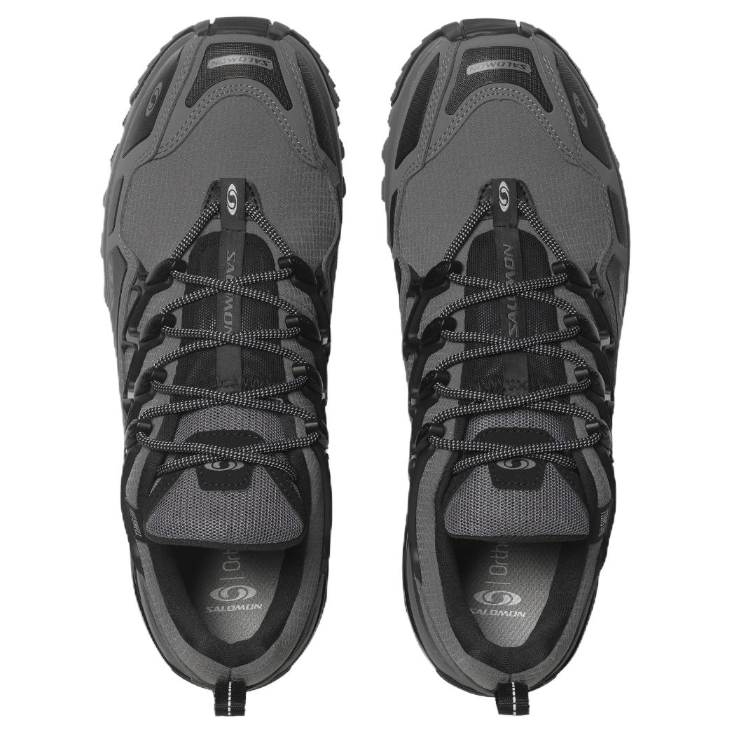SALOMON ACS+CSWP Cushioning Slip Resistant Abrasion Resistant Lightweight Low top Running Shoes Unisex Stone Gray