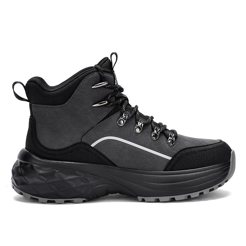 JEEP SPIRIT Cushioning High top Outdoor Shoes Men’s Graphite Black
